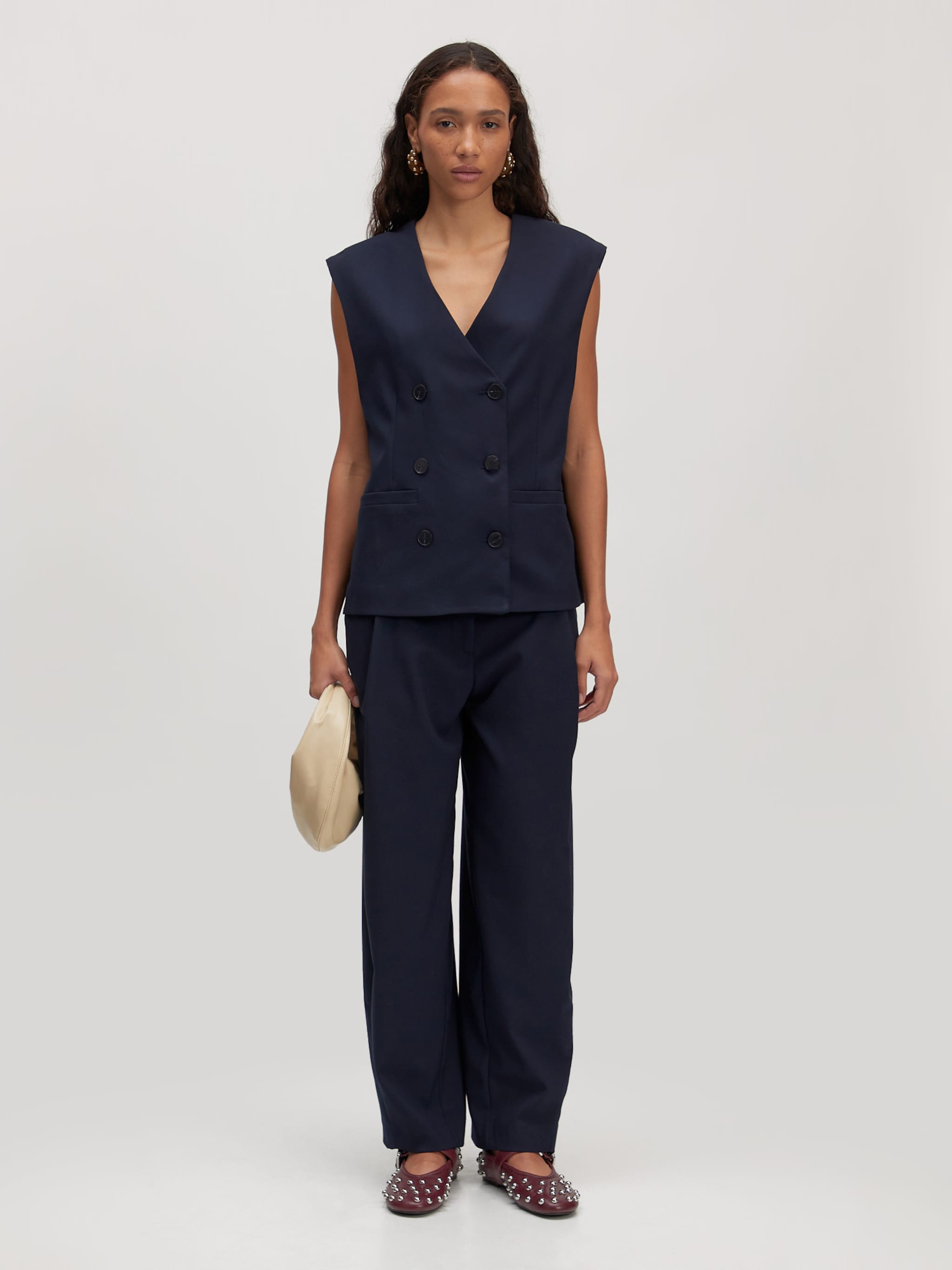 EDITED Productos Pantalón plisado 'Gleni' navy