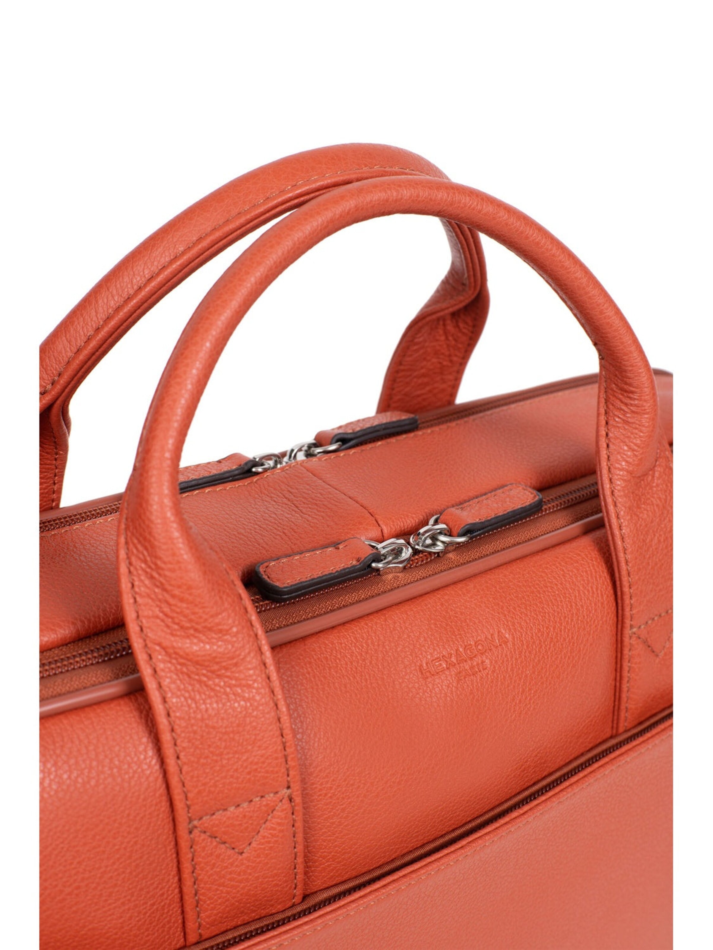 Hexagona Handbag 'Confort Business' in Orange