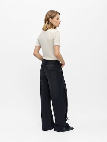 Wide Leg Jean OBJECT en noir