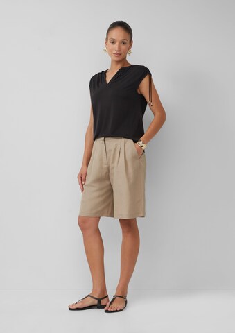 s.Oliver BLACK LABEL Shirt in Zwart