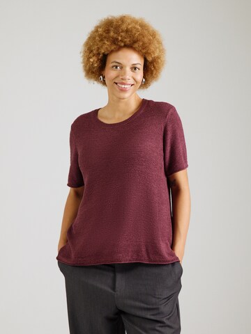 ONLY Carmakoma Sweater 'CARSUNNY' in Red: front