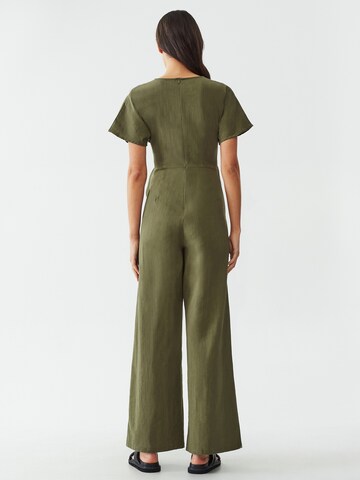 Calli Jumpsuit 'ZANA' in Grün: Rückseite
