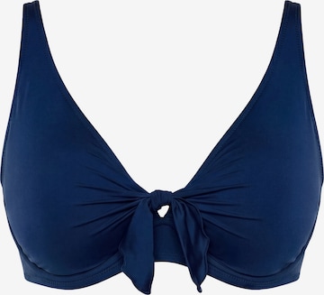 Vivisence Bikinitop '3202' in Blau: Vorderseite