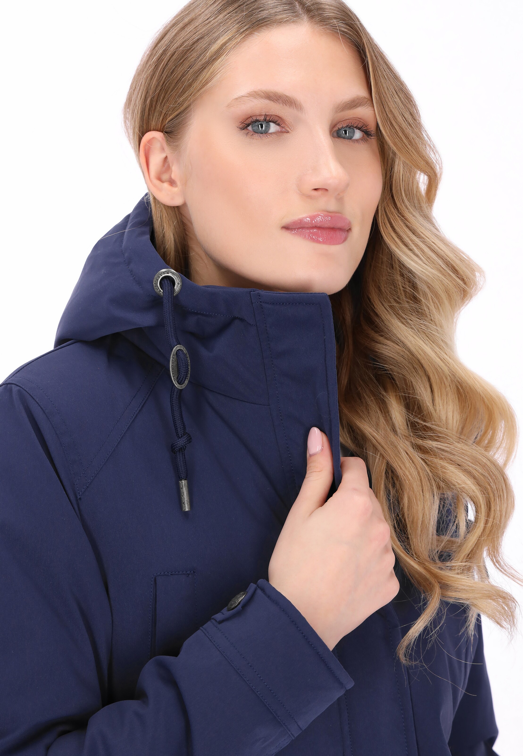 DreiMaster Vintage Between-Seasons Parka in Blue