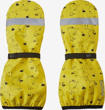 Gants de sport ' Moomin Puro ' Reima en jaune : devant
