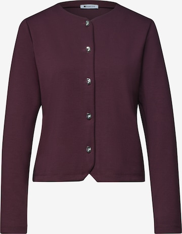 Cardigan STREET ONE en rouge : devant