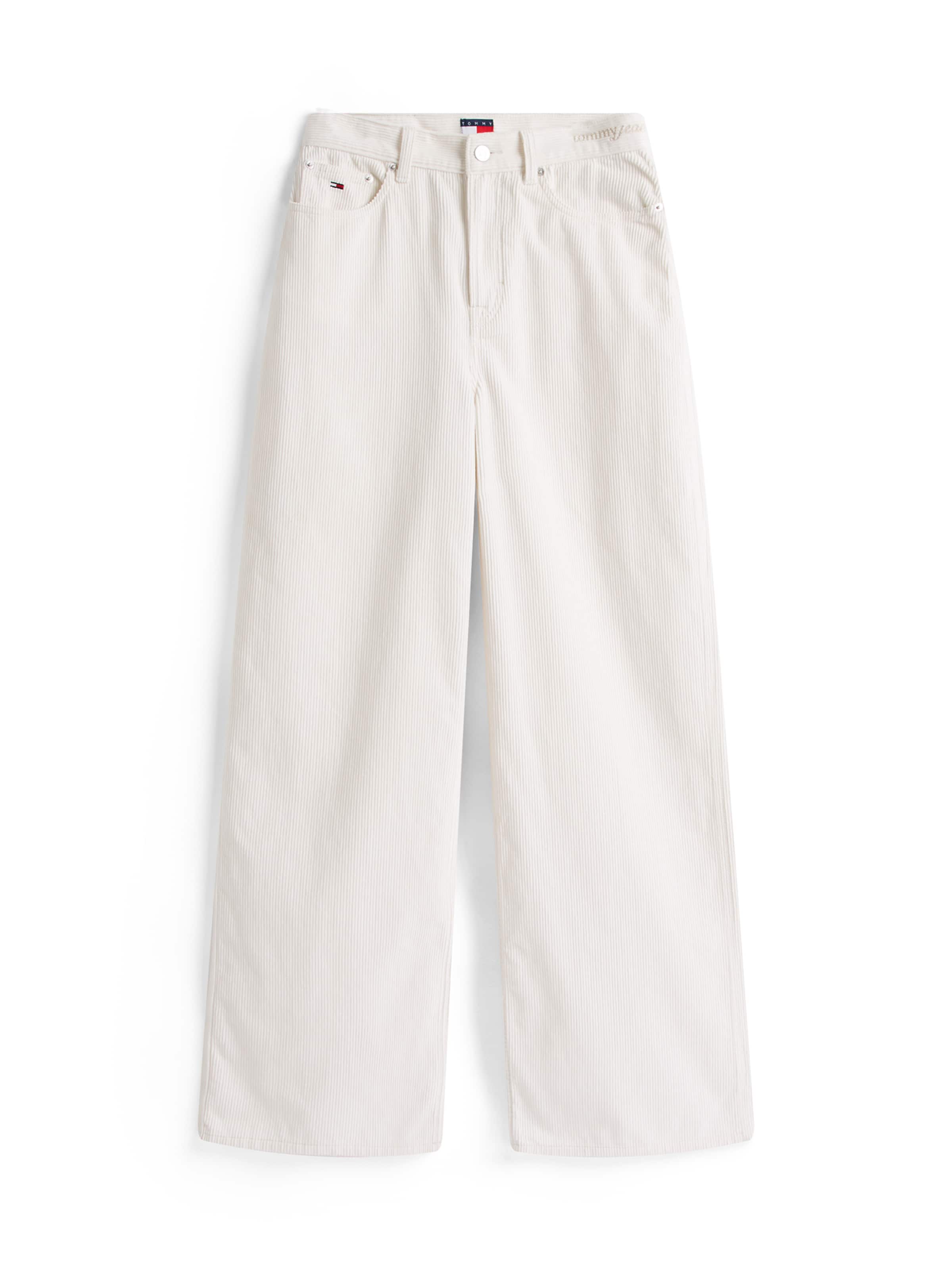 Wide leg Pantaloni 'CLAIRE' di Tommy Jeans in bianco: frontale