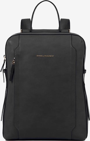 Sac à bandoulière Piquadro en noir : devant