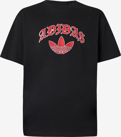 ADIDAS ORIGINALS Majica veličine S u tamno crvena / crna / bijela, Pregled proizvoda
