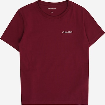 Calvin Klein Jeans T-Shirt in Lila: Vorderseite