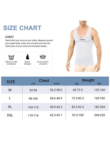 MEETWEE Onderhemd '2-Pack tummy control vest' in Wit