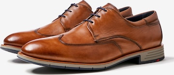 LLOYD Lace-Up Shoes 'TAYLOR' in Brown: front