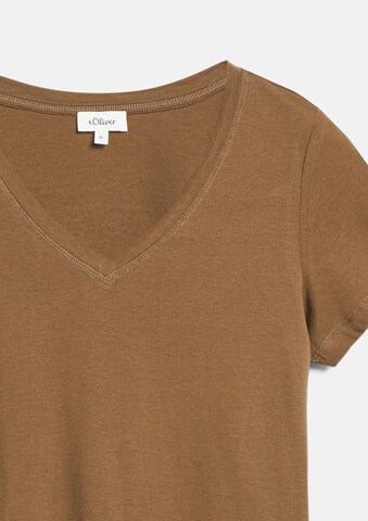 T-shirt s.Oliver en marron