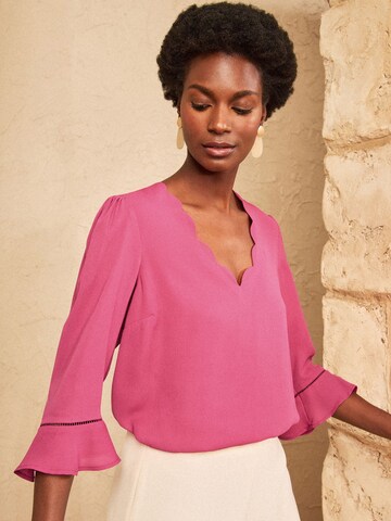 love & roses Bluse i pink