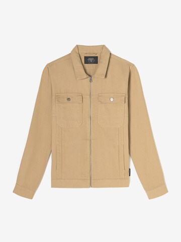 Le Temps Des Cerises Between-Season Jacket 'Limon' in Brown: front