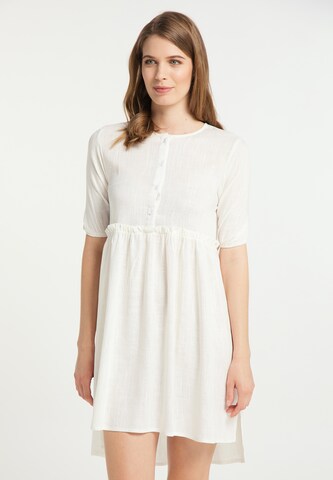 Usha Summer Dress in White: front