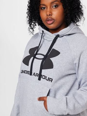 UNDER ARMOUR Sports sweatshirt 'Rival' in Grey