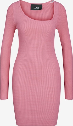 JJXX Knitted dress 'Jupiner' in Pink: front