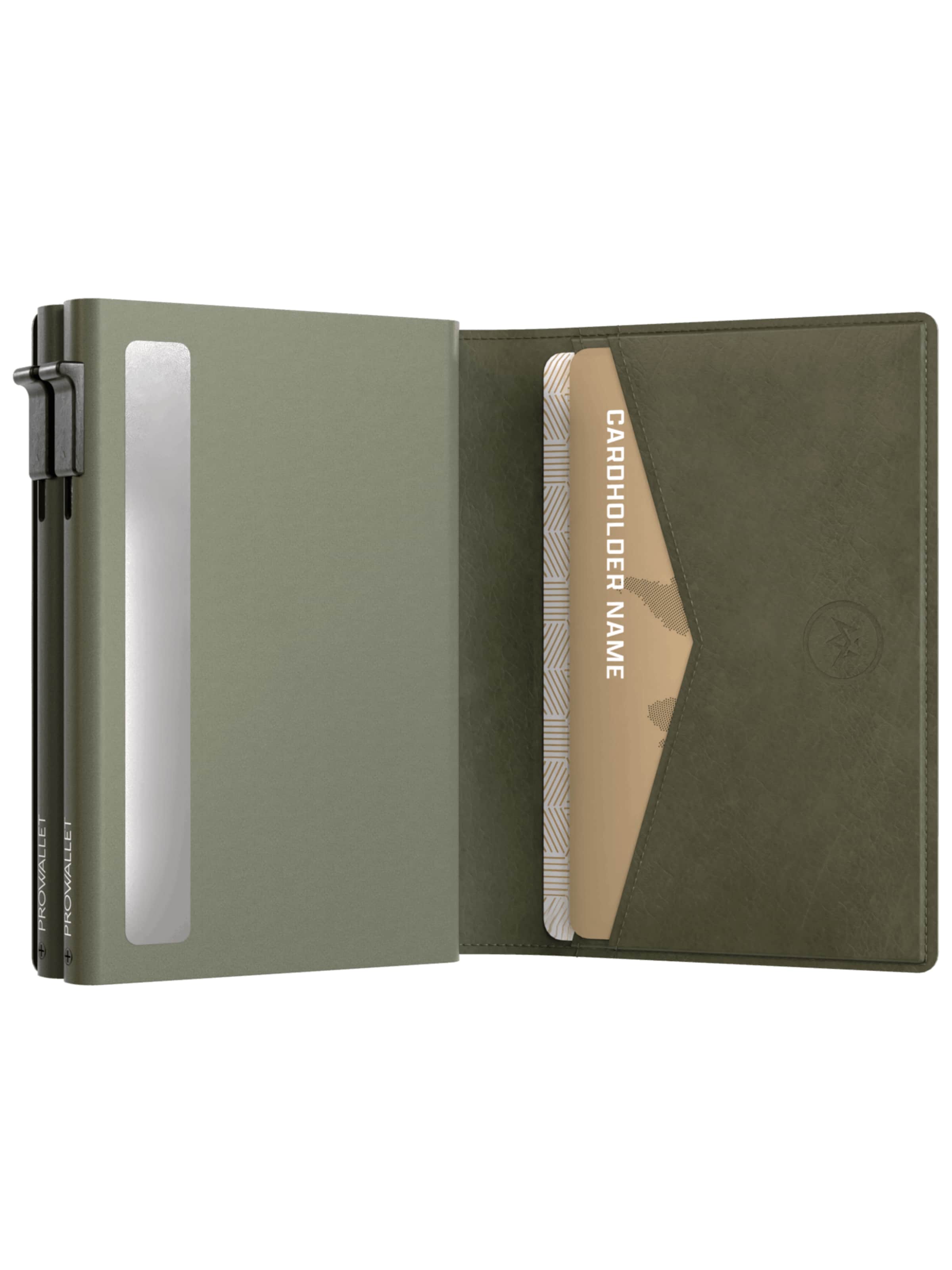 Porte-monnaies 'Pasjeshouder Double' Prowallet en vert