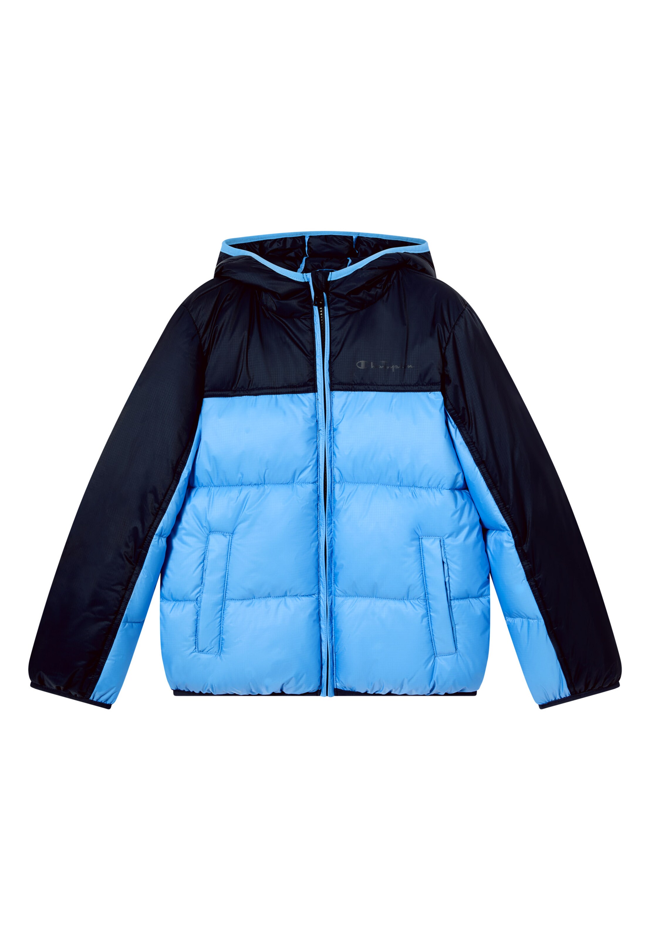 Champion Authentic Athletic Apparel Winter Jacket in Blue: front