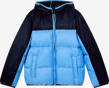 Champion Authentic Athletic Apparel Winter Jacket in Blue: front