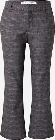 PULZ Jeans - Acampanado Pantalón 'BINDY' en gris: frente