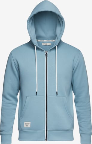 Sweat-shirt Ombre en bleu : devant