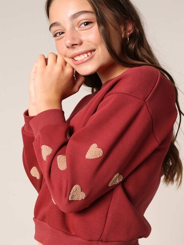 Sweat-shirt Deeluxe en rouge