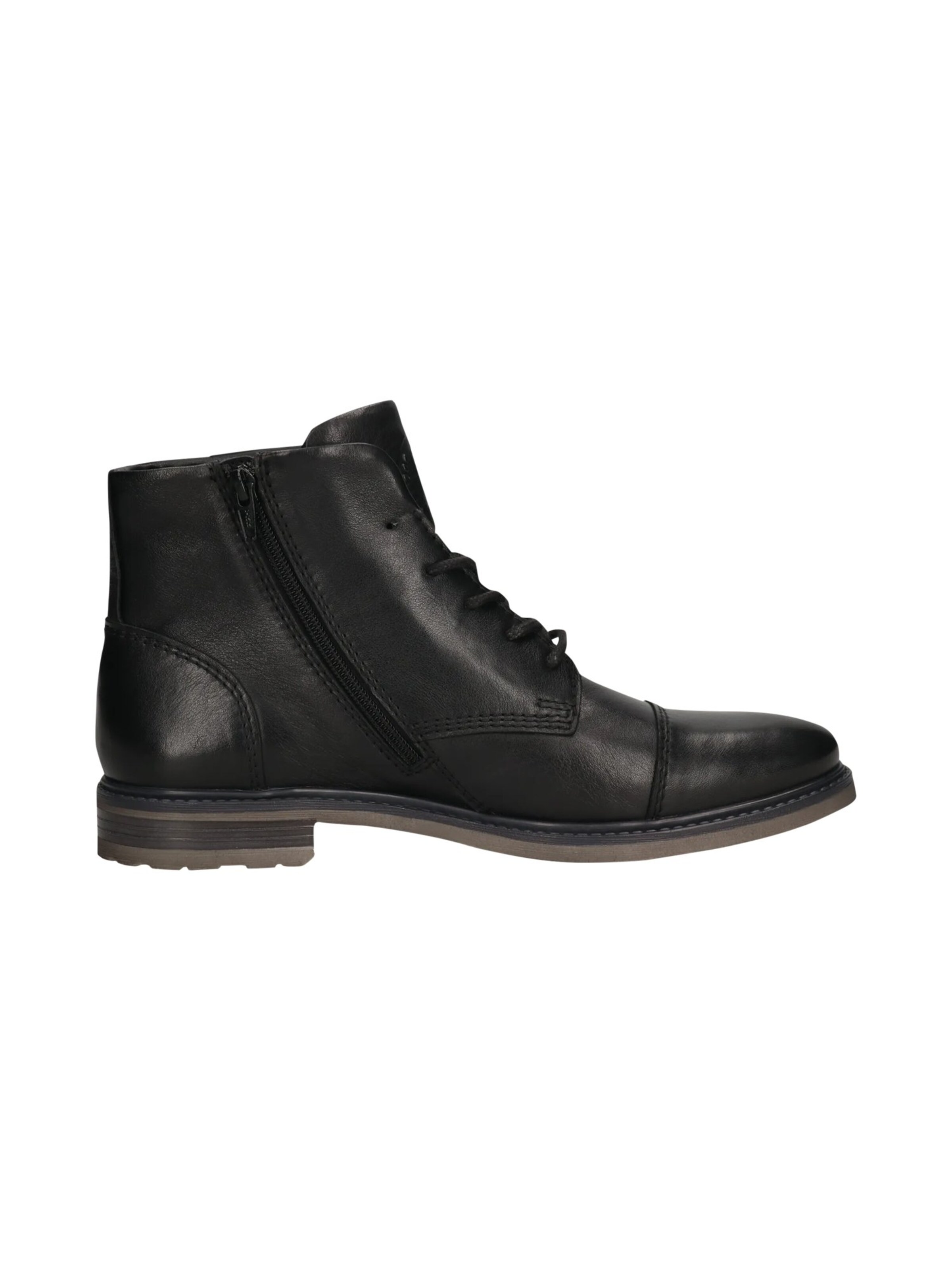 Boots stringati di bugatti in nero