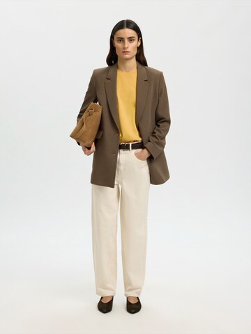 SELECTED Shirt 'SLFESSENTIAL' in Orange