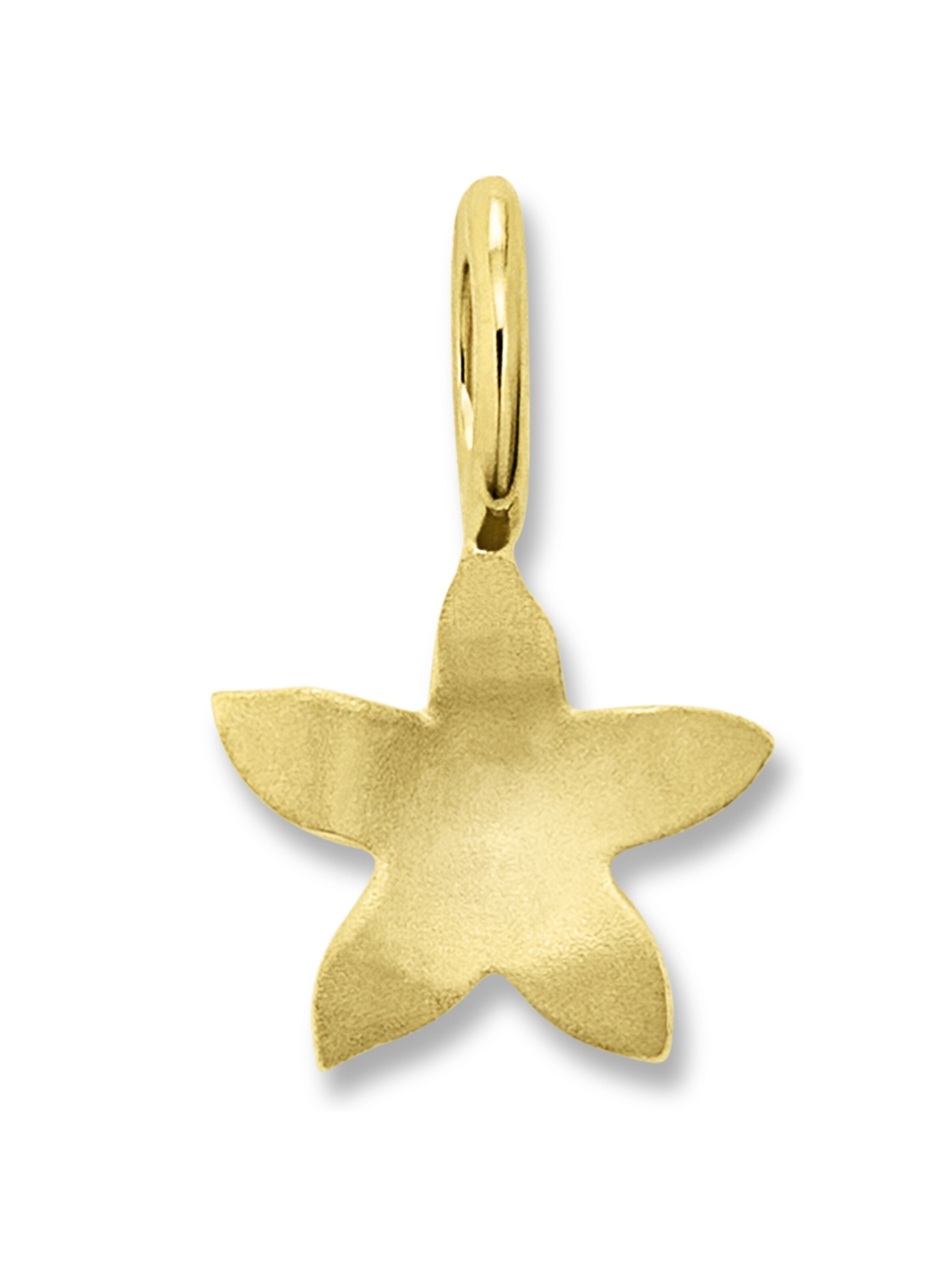 ONE ELEMENT Anhänger 'Blume' in Gold: Vorderseite