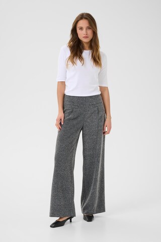 Wide Leg Pantalon 'KAAlba' Kaffe en noir