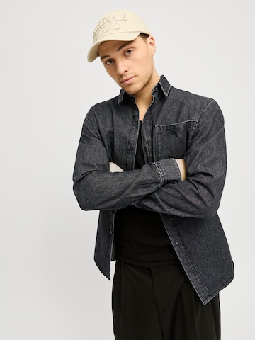 Fit confort Chemise 'JJICREEK' JACK & JONES en noir