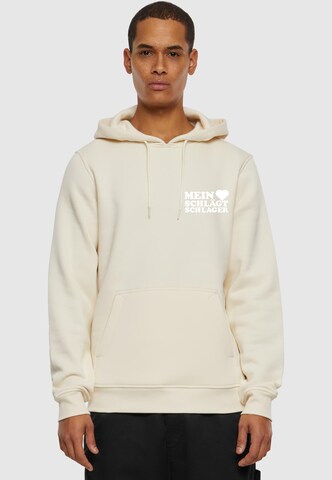 Merchcode Sweatshirt 'MHSS' in Beige: front