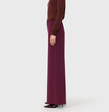 MAC Wide leg Pants 'Coralie' in Red