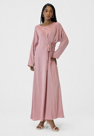 Robe Elara en rose : devant