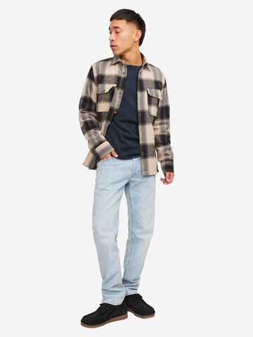 JACK & JONES Regular fit Sweater 'Leo' in Blue