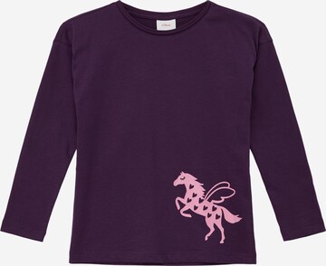 T-Shirt s.Oliver en violet : devant