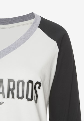 KangaROOS Pyjama in Schwarz, Weiß | ABOUT YOU