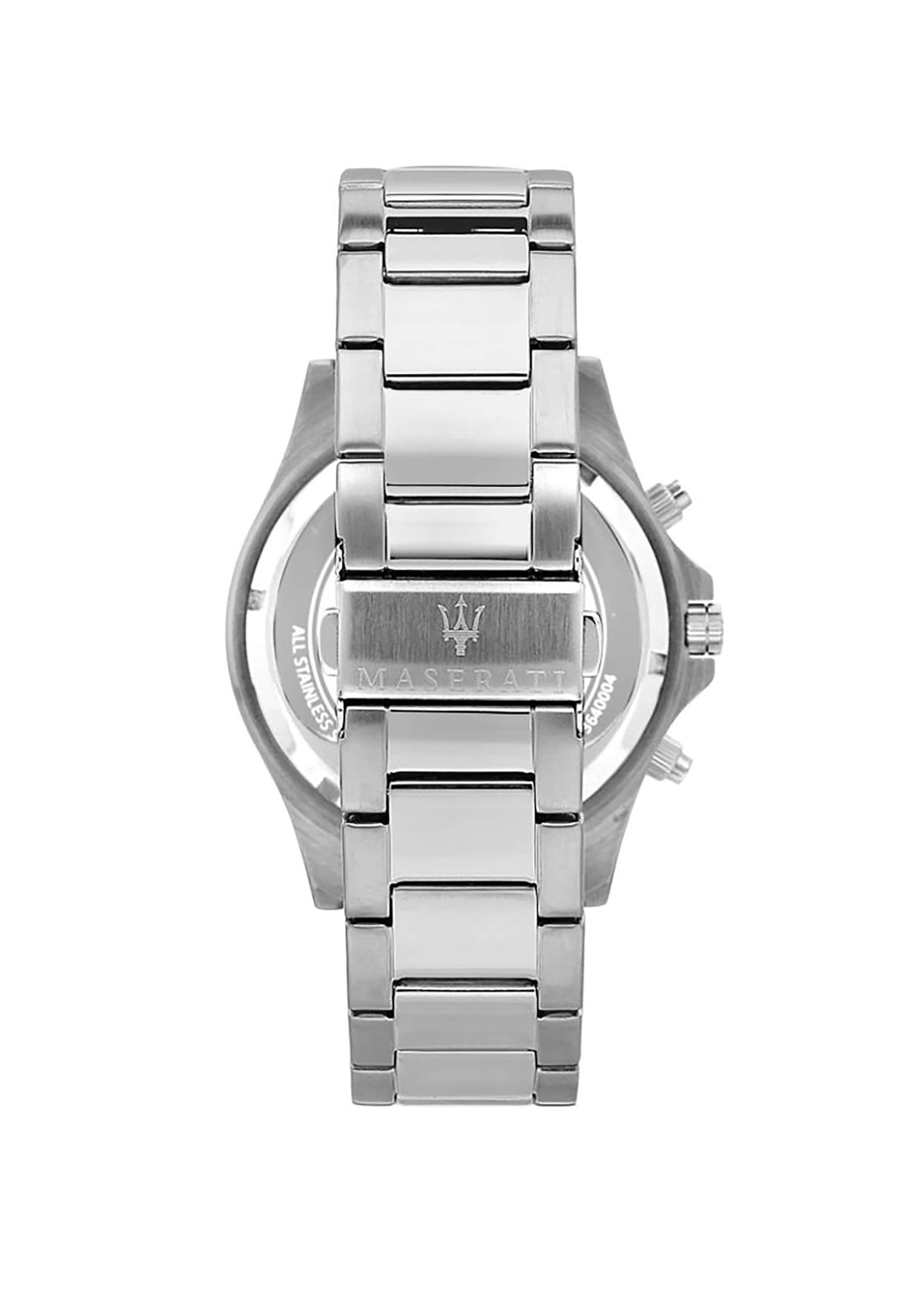 Maserati Uhr in Silber