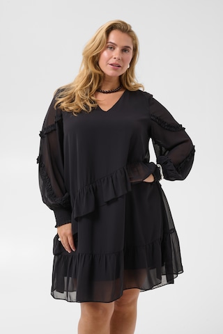 KAFFE CURVE - Vestido em preto: frente
