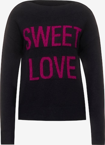 STREET ONE Sweater in Blue: front