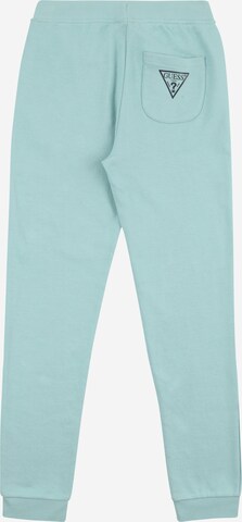 GUESS Tapered Broek in Blauw