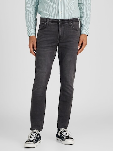 Lee Skinny Jeans 'Malone' in Zwart: voorkant