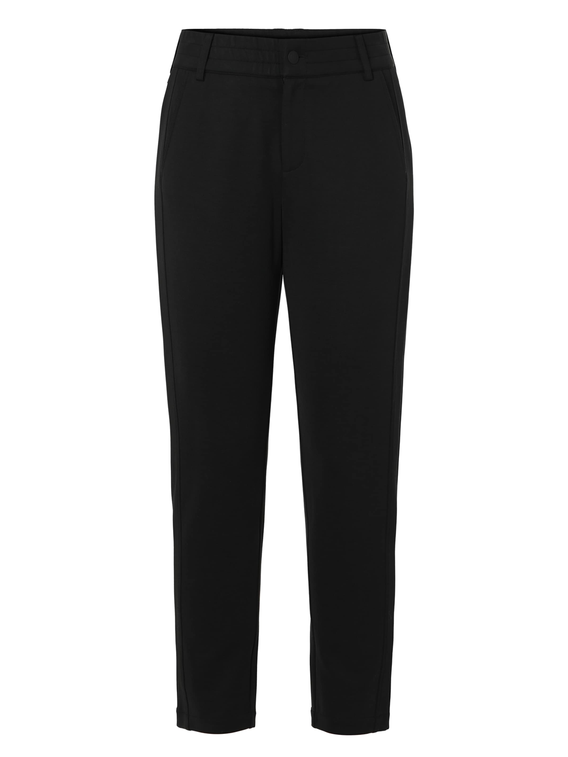 Largi Pantaloni 'WIKORA' de la TATUUM pe negru: față