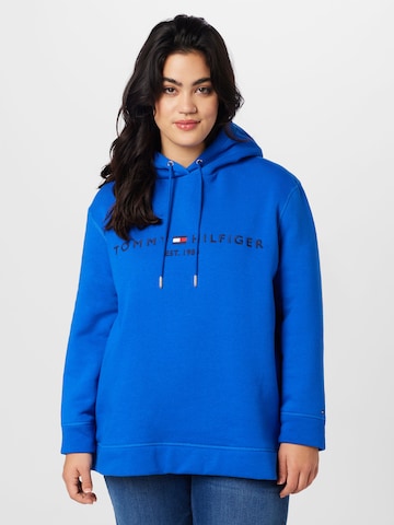 Tommy Hilfiger Curve Sweatshirt in Blue: front