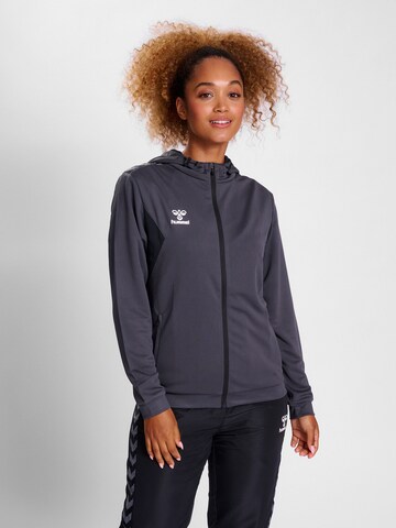 Hummel Sportssweatjakke 'AUTHENTIC PL' i grå: forside