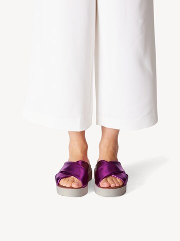 Tamaris Pantolette in Pink: Vorderseite