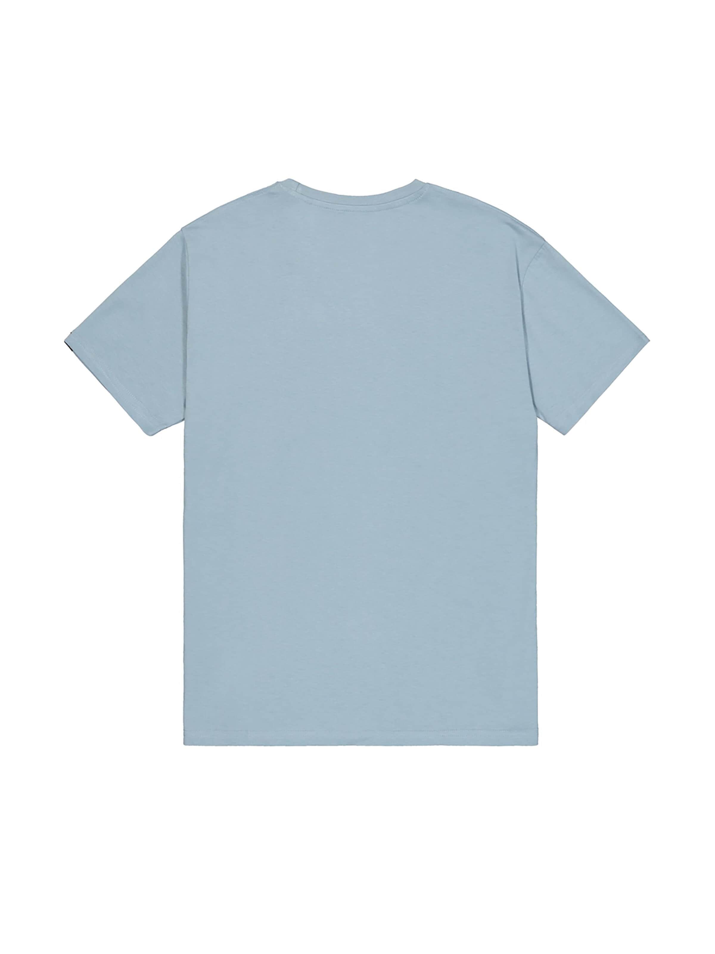ALPHA INDUSTRIES Regular fit Majica | modra barva