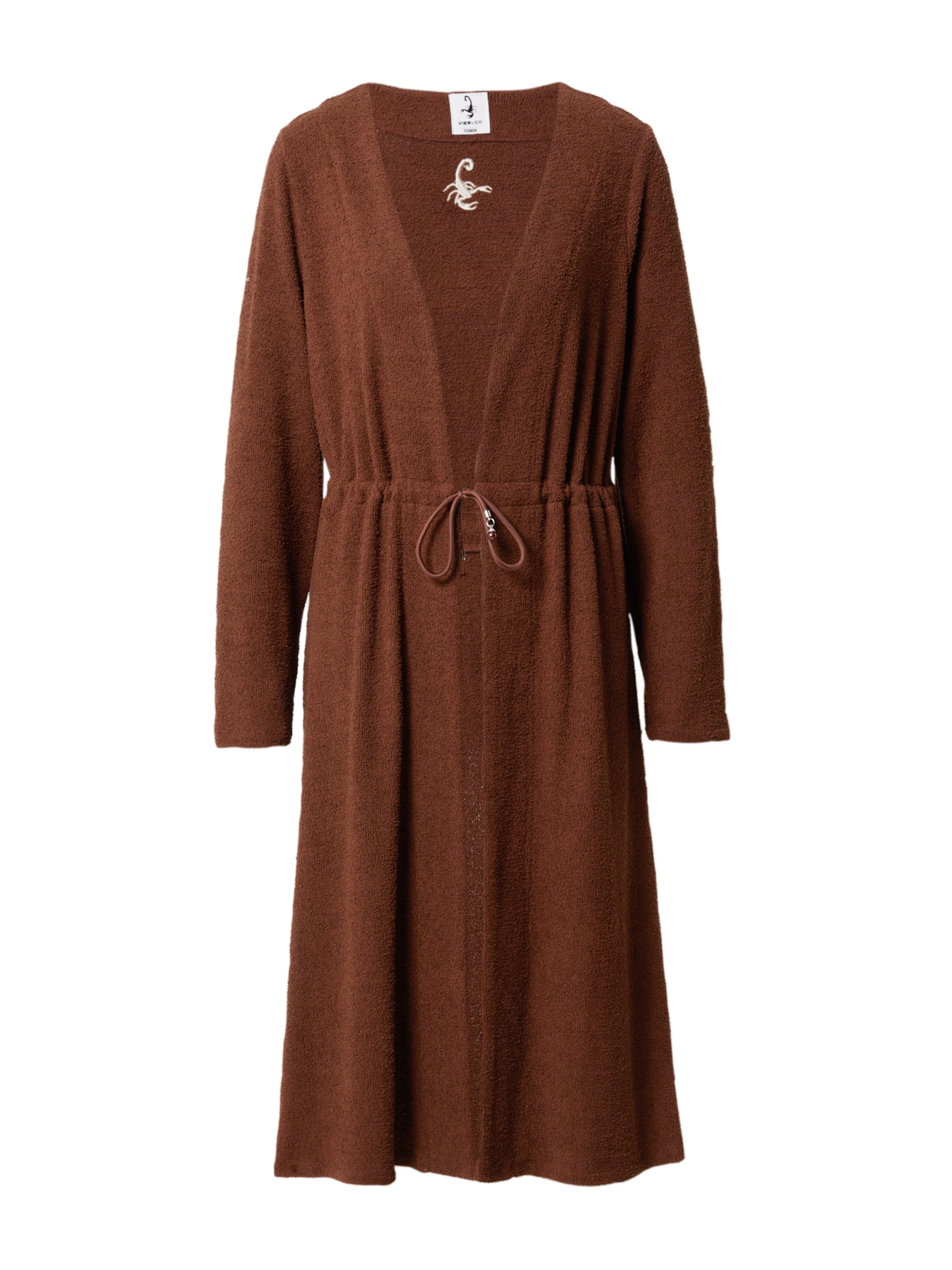 Giacchetta 'Fatima' di VIERVIER in marrone: frontale
